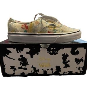 Authentic Disney Little Mermaid Vans Size 6.5 with original box